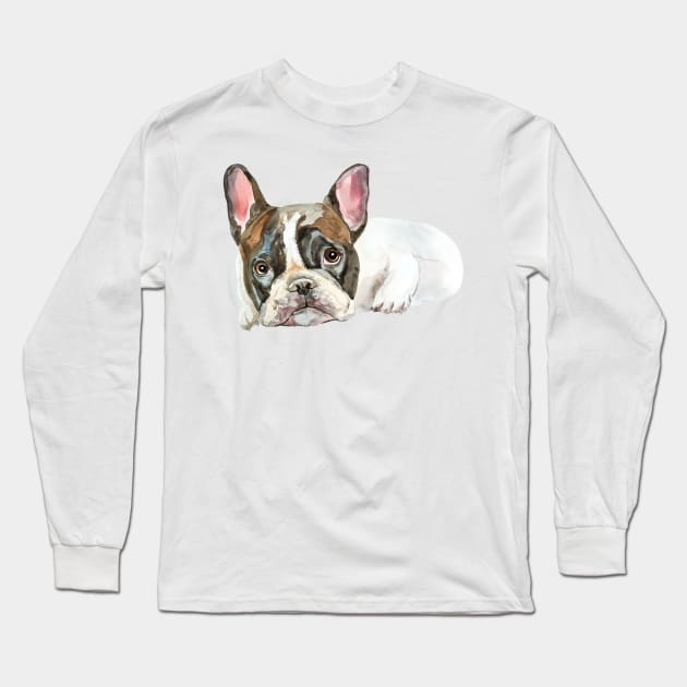 French bulldog Long Sleeve T-Shirt by VicaVeresk